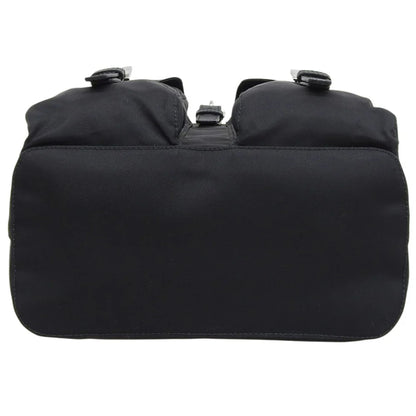 Re-Nylon バックパック ナイロン サフィアーノレザー ブラック 1BZ677