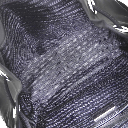 Re-Nylon バックパック ナイロン サフィアーノレザー ブラック 1BZ677