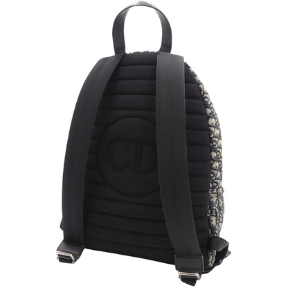 ディオール オブリーク ジャカード Rider バックパック キャンバス カーフ ベージュ ブラック 1VOBA088YKY