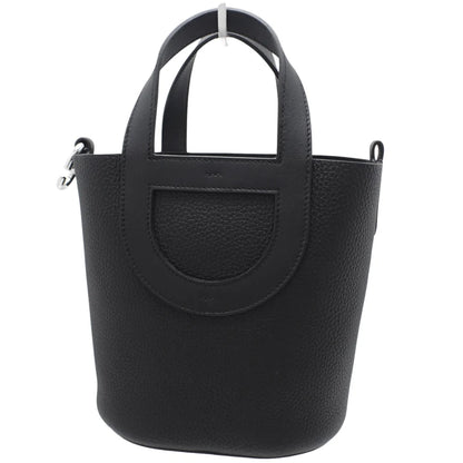 【未使用】インザループ18 トリヨンクレマンス パラジウム金具 ブラック シルバー金具 W刻印
