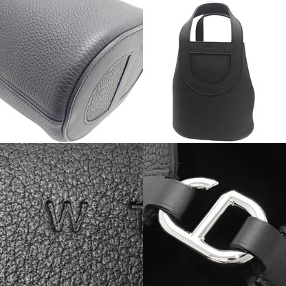 【未使用】インザループ18 トリヨンクレマンス パラジウム金具 ブラック シルバー金具 W刻印