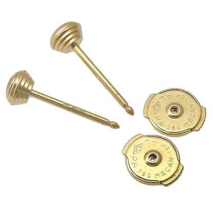 ダムール イヤリング ダイヤモンド イエローゴールド K18YG アクセサリー ジュエリー