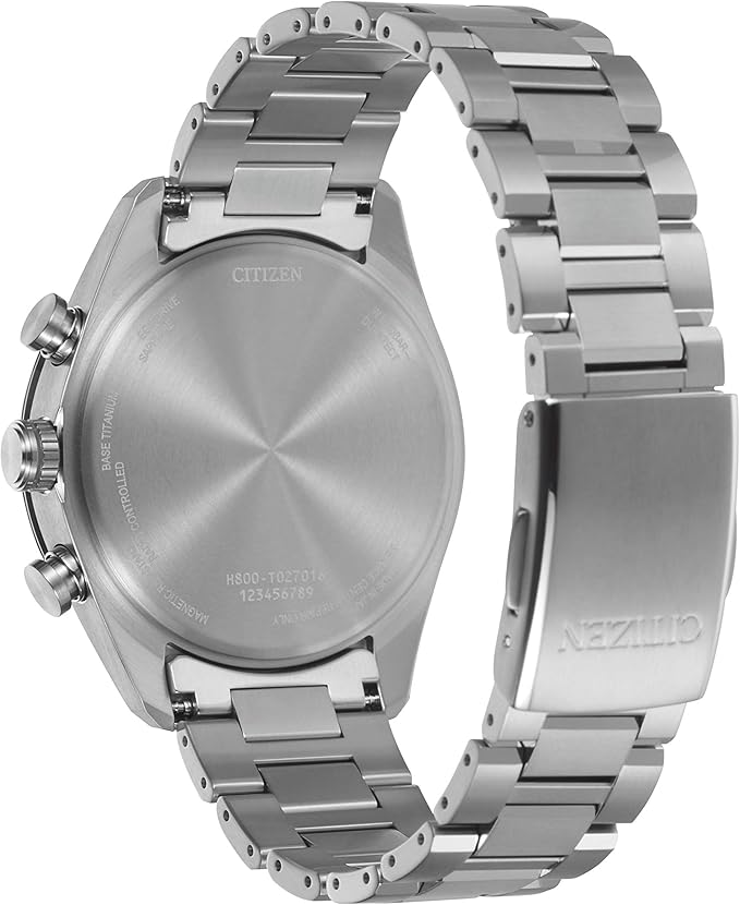 [CITIZEN] 腕時計 ATTESA (エコ・ドライブ電波時計/チタン/防水) AT8186-51L ACT Line メンズ スーツ カジュアル クロノグラフ ビジネス シルバー ブルー 青 電波ソーラー