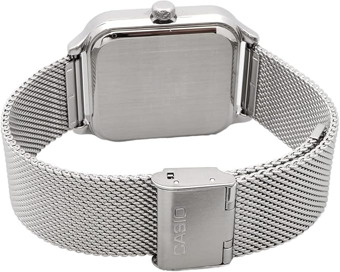 [カシオ] CASIO スタンダード ムーンフェイズ Moon phase アナログ メンズ 腕時計 MTP-M305M-8AV メタルメッシュバンド ダークグレー 海外モデル [並行輸入品]