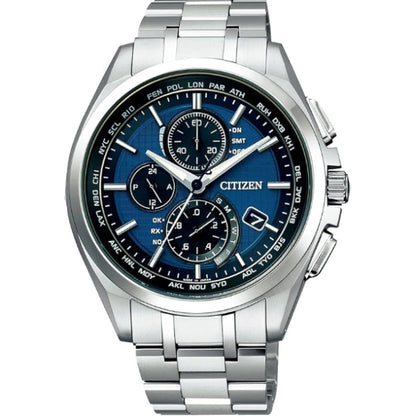 [シチズン]CITIZEN 腕時計 ATTESA アテッサ Eco-Drive エコ・ドライブ 電波時計 ダイレクトフライト 針表示式 薄型 AT8040-57L メンズ