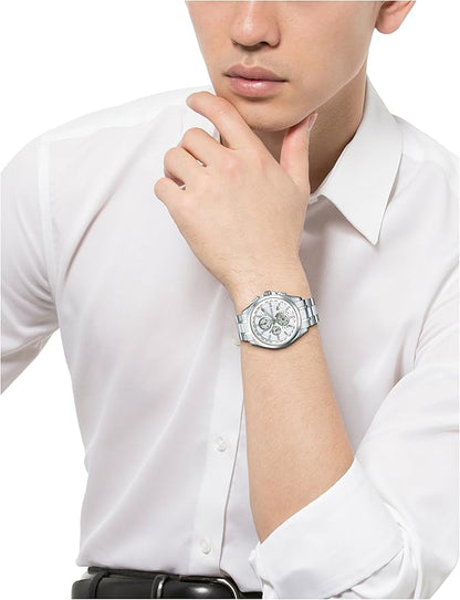 [シチズン]CITIZEN 腕時計 ATTESA アテッサ Eco-Drive エコ・ドライブ 電波時計 ダイレクトフライト 針表示式 薄型 AT8040-57A メンズ