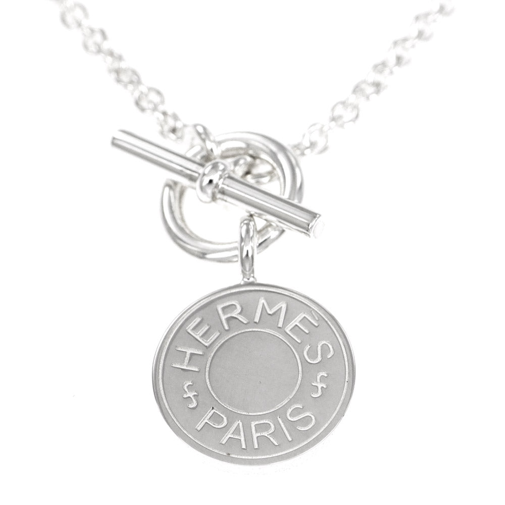 エルメス ネックレス アミュレット セリエ ペンダント シルバー Ag925 40cm アクセサリー