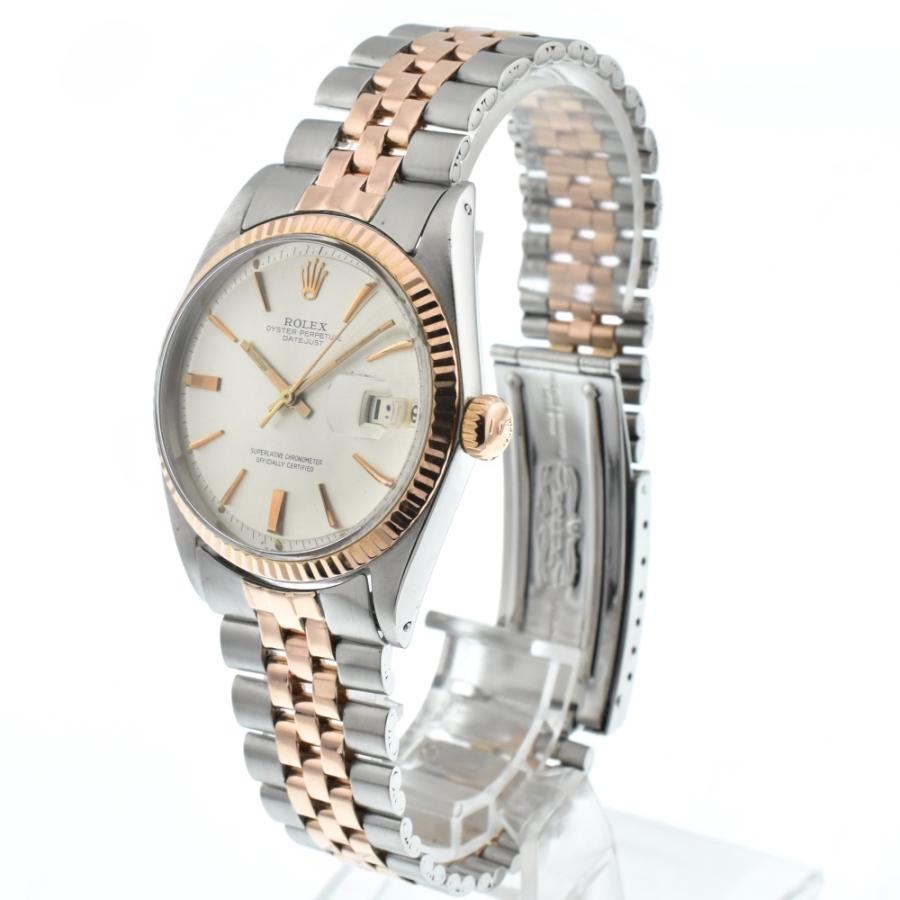 中古ロレックス ROLEX Ref.1601 ヴィンテージ オイスターパーペチュアル デイトジャスト SS/PG Cal.1570 自動巻き メンズ 良品 Z#135498
