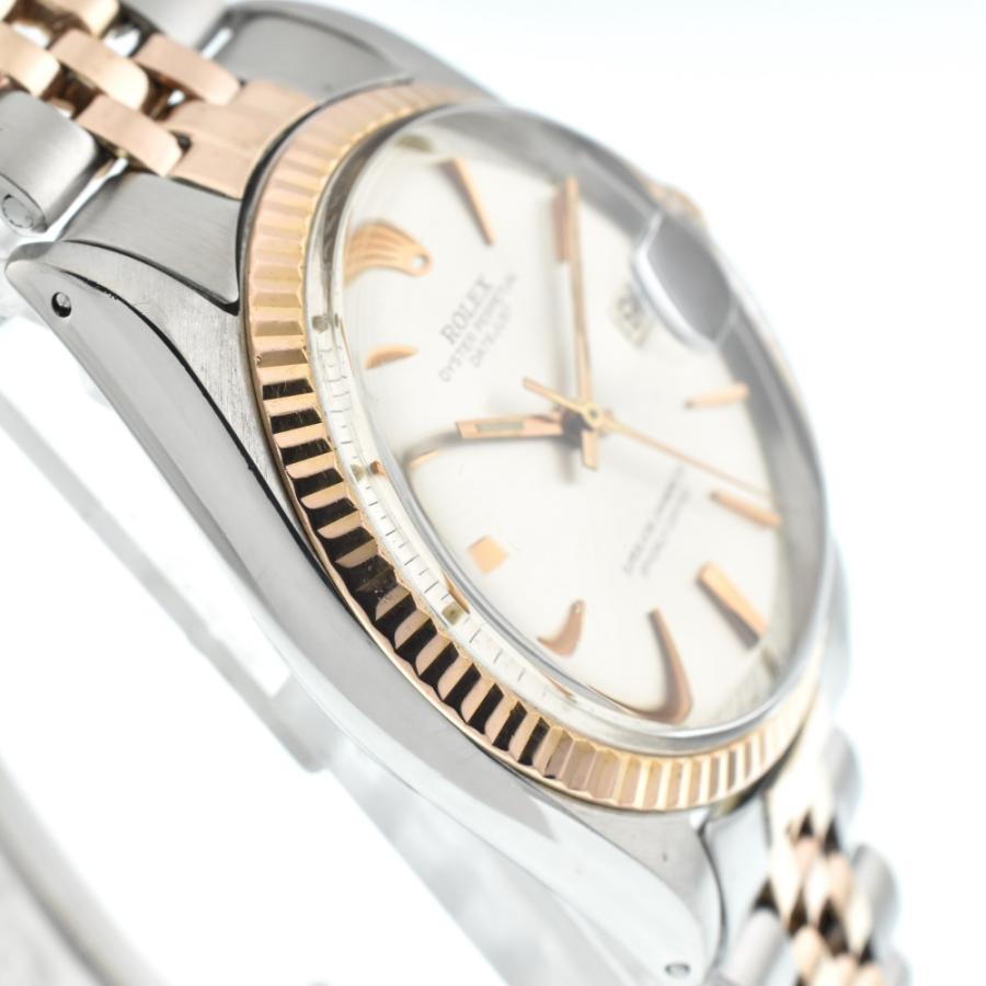 中古ロレックス ROLEX Ref.1601 ヴィンテージ オイスターパーペチュアル デイトジャスト SS/PG Cal.1570 自動巻き メンズ 良品 Z#135498