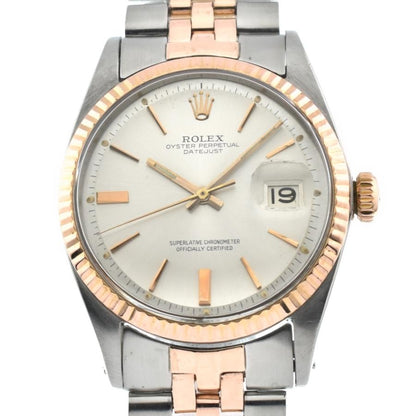 中古ロレックス ROLEX Ref.1601 ヴィンテージ オイスターパーペチュアル デイトジャスト SS/PG Cal.1570 自動巻き メンズ 良品 Z#135498