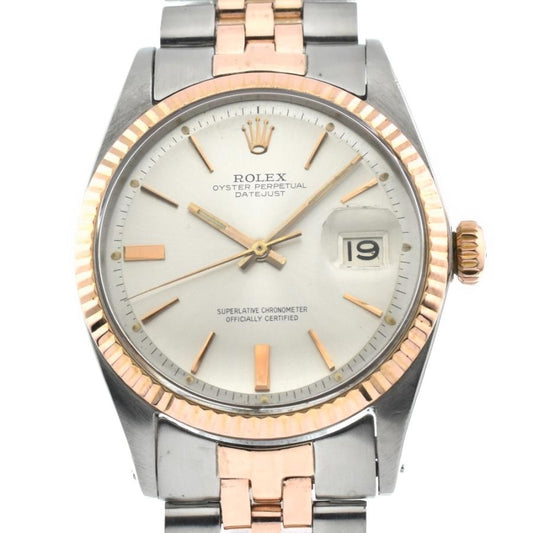 中古ロレックス ROLEX Ref.1601 ヴィンテージ オイスターパーペチュアル デイトジャスト SS/PG Cal.1570 自動巻き メンズ 良品 Z#135498