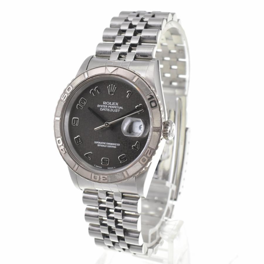 中古ロレックス ROLEX 16264 ヴィンテージ デイトジャスト サンダーバード WG ベゼル ホリコン 文字盤 Cal.3135 自動巻き メンズ 美品 J#142517