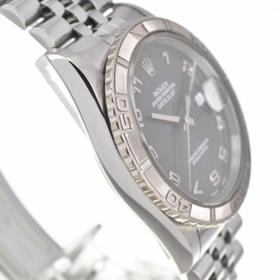 中古ロレックス ROLEX 16264 ヴィンテージ デイトジャスト サンダーバード WG ベゼル ホリコン 文字盤 Cal.3135 自動巻き メンズ 美品 J#142517