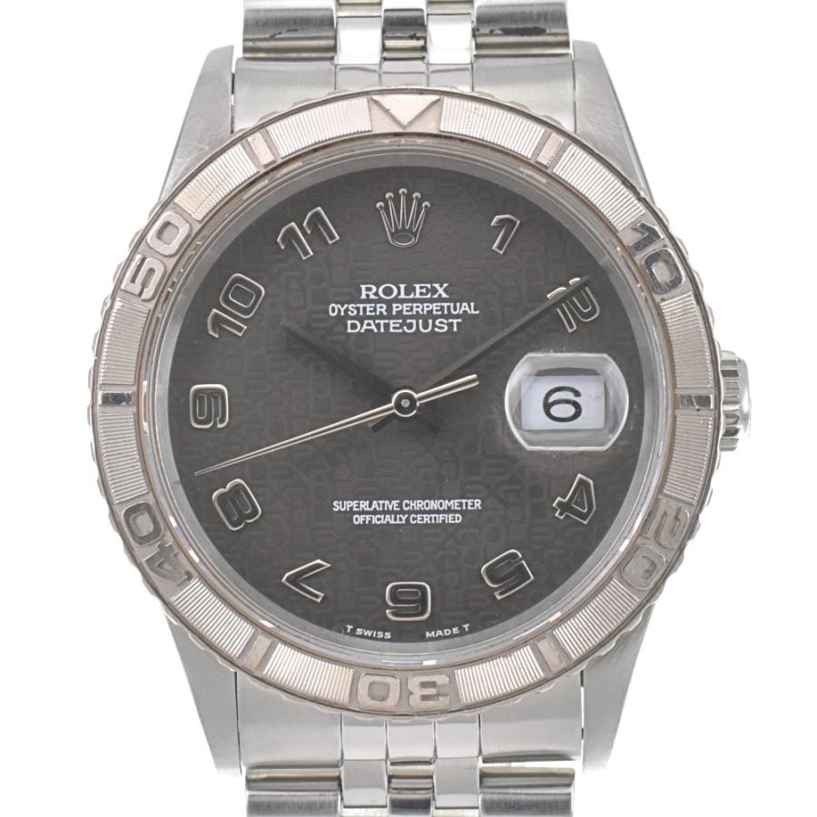 中古ロレックス ROLEX 16264 ヴィンテージ デイトジャスト サンダーバード WG ベゼル ホリコン 文字盤 Cal.3135 自動巻き メンズ 美品 J#142517