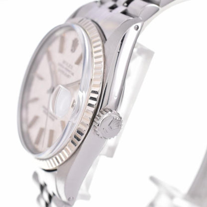 中古ロレックス ROLEX 16014 オイスターパーペチュアル デイトジャスト WGベゼル Cal.3035 自動巻き メンズ 良品 M#142900