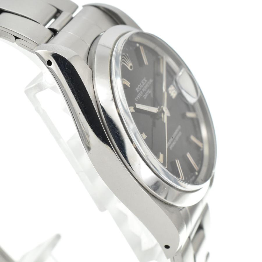 中古ロレックス ROLEX 1500 ヴィンテージ オイスターパーペチュアル デイト Cal.1570 ハック付 自動巻き メンズ 美品 G#144690