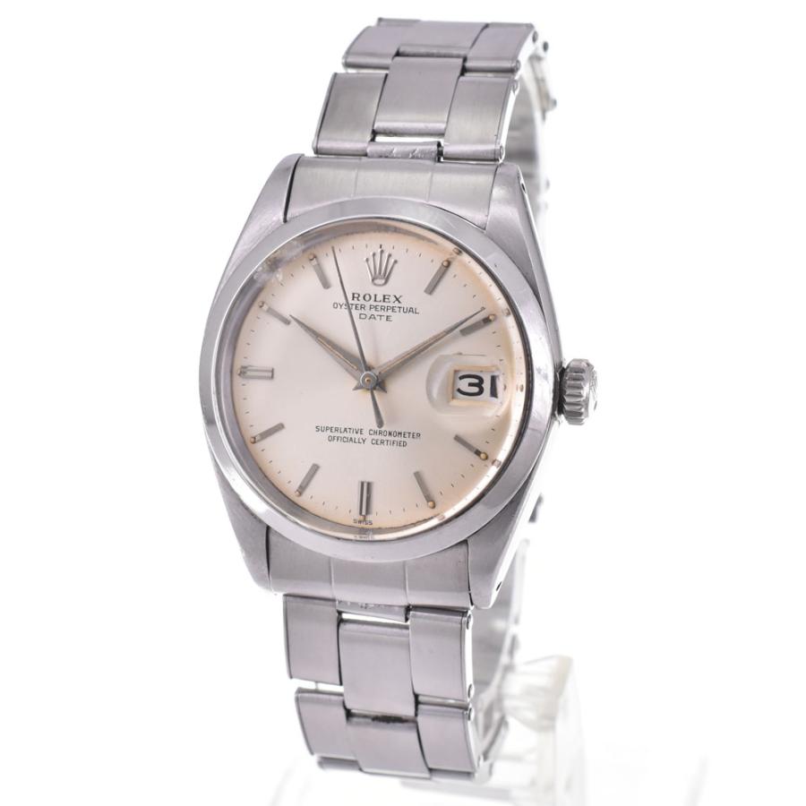 中古ロレックス ROLEX 1500 ヴィンテージ オイスターパーペチュアルデイト Cal.1560 自動巻き メンズ G#144810