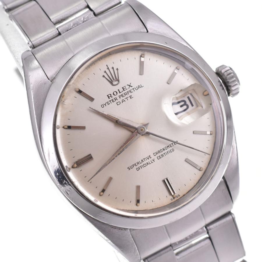 中古ロレックス ROLEX 1500 ヴィンテージ オイスターパーペチュアルデイト Cal.1560 自動巻き メンズ G#144810