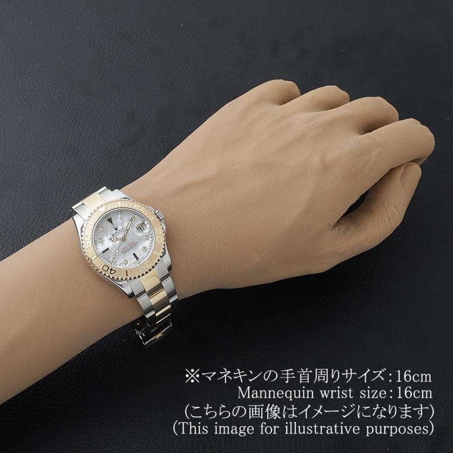 中古（目立った傷や汚れなし）ロレックス ヨットマスター 8Pダイヤ 3Pサファイア 168623NGS ホワイトシェル ランダム番 中古 ボーイズ(ユニセックス) 腕時計 0087ROAU0374
