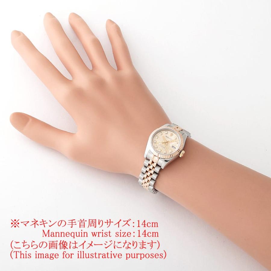 中古（目立った傷や汚れなし）ロレックス デイトジャスト 10Pダイヤ 179171G ピンク 彫りコンピューター G番 中古 レディース 腕時計 10NZROAU1886