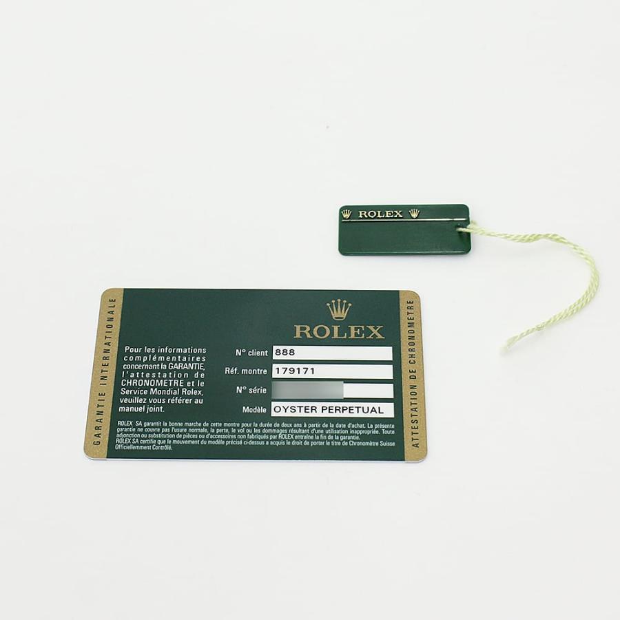 中古（目立った傷や汚れなし）ロレックス デイトジャスト 10Pダイヤ 179171G ピンク 彫りコンピューター G番 中古 レディース 腕時計 10NZROAU1886