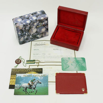 中古（目立った傷や汚れなし）ロレックス デイトジャスト 10Pダイヤ 69178G ラピスラズリ T番 中古 レディース 腕時計 13A3ROAU0705