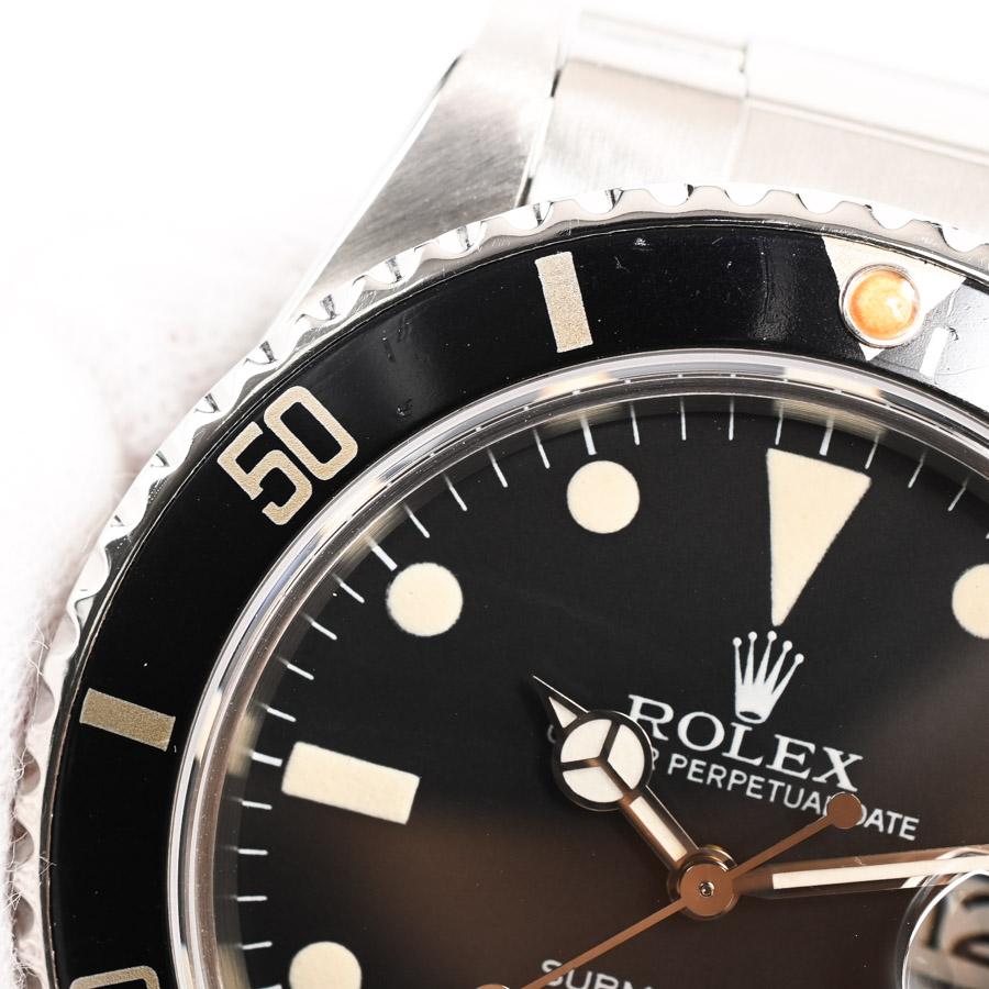 中古（やや傷や汚れあり）ロレックス サブマリーナー 腕時計 16800 7番 ブラック メンズ ヴィンテージ