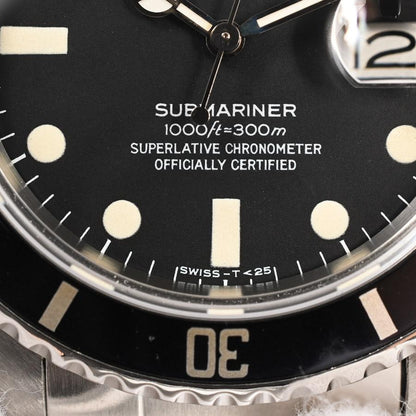 中古（やや傷や汚れあり）ロレックス サブマリーナー 腕時計 16800 7番 ブラック メンズ ヴィンテージ