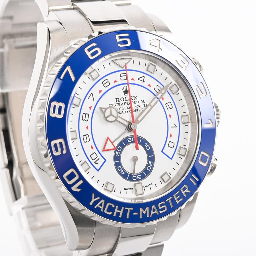 中古（目立った傷や汚れなし）ロレックス ヨットマスター2 腕時計 116680 ランダム品番 ホワイト メンズ 中古A品