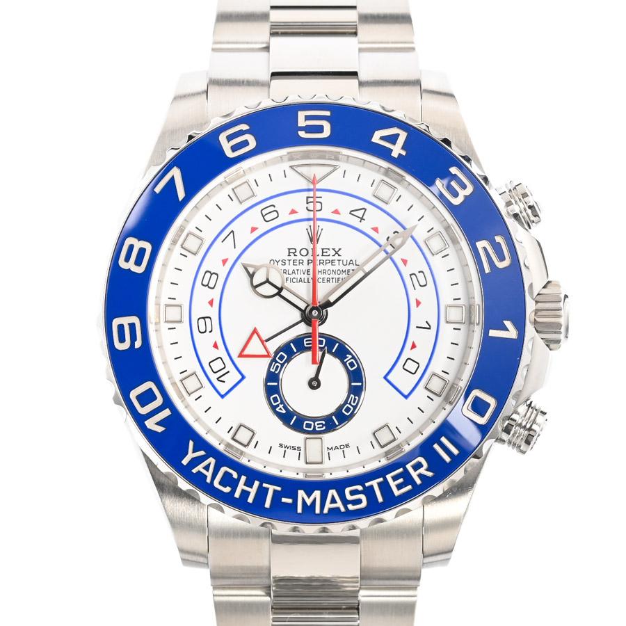 中古（目立った傷や汚れなし）ロレックス ヨットマスター2 腕時計 116680 ランダム品番 ホワイト メンズ 中古A品