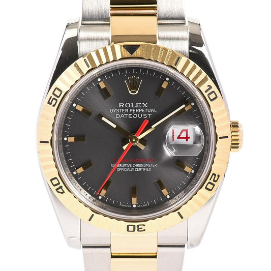 中古（目立った傷や汚れなし）ロレックス ターノグラフ 腕時計 116263 F番 グレー メンズ 中古A品