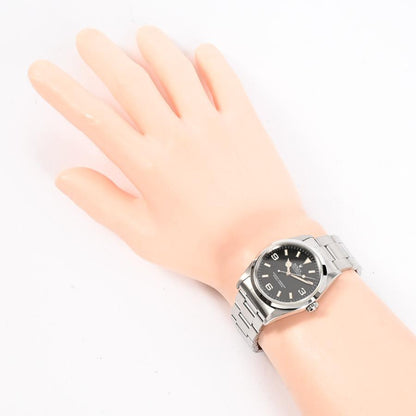 中古（目立った傷や汚れなし）ロレックス エクスプローラー1 腕時計 14270 U番 ブラック メンズ 中古A品