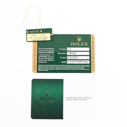 中古（目立った傷や汚れなし）ロレックス デイトナ 腕時計 116520 ランダム品番 ホワイト メンズ 中古A品